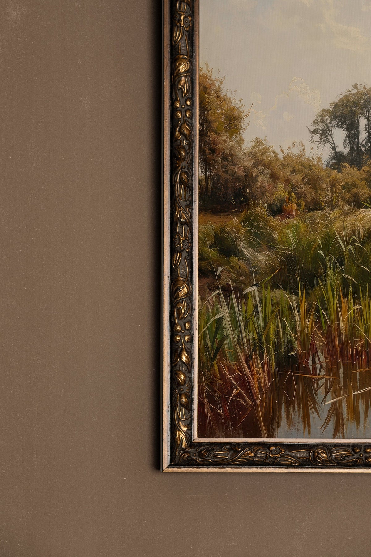 REFLET SAUVAGE, CADRE VINTAGE BRONZE