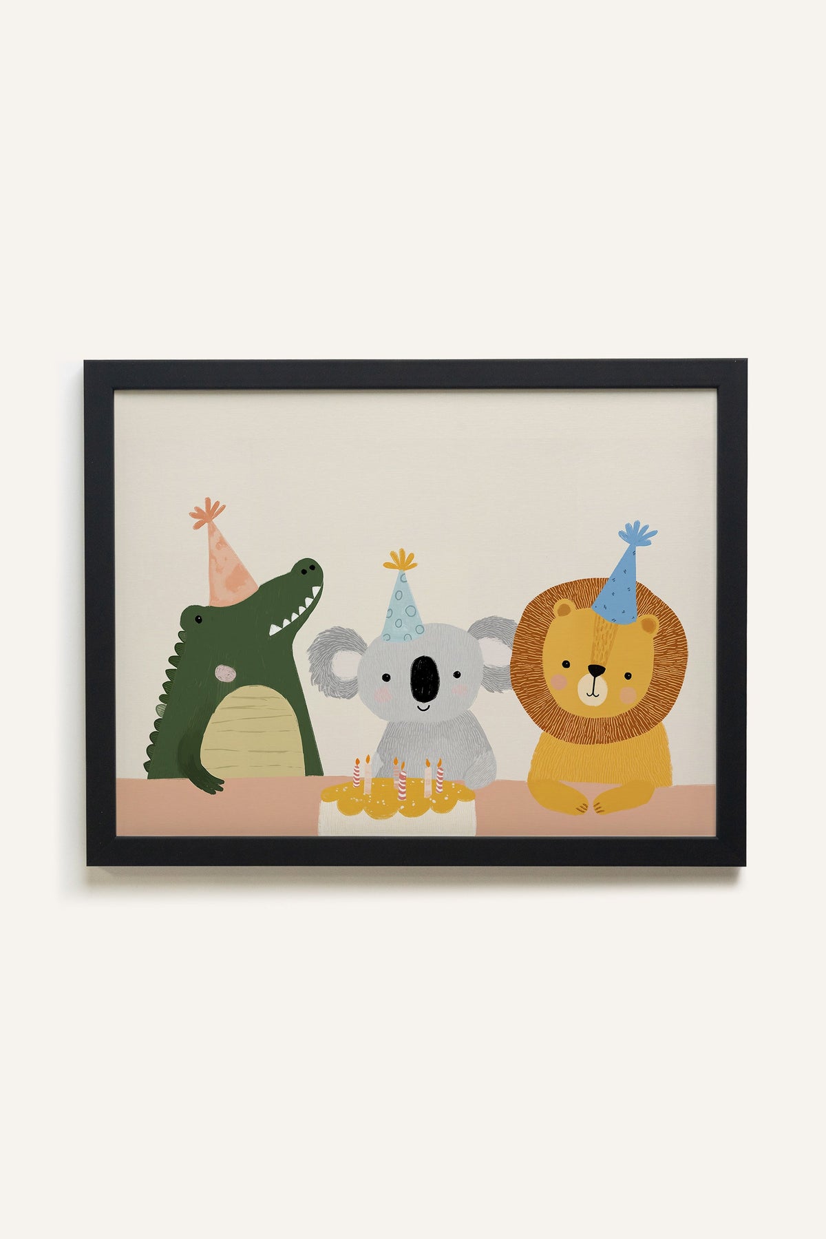 Copains de Fête, Toile rigide encadrée