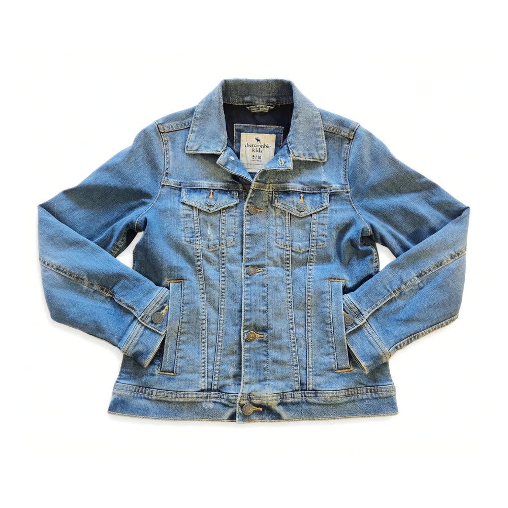 Kids 9-10Y Vintage Lined Denim Jacket | Abercrombie Kids
