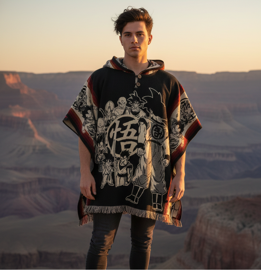 Characters Wool Poncho