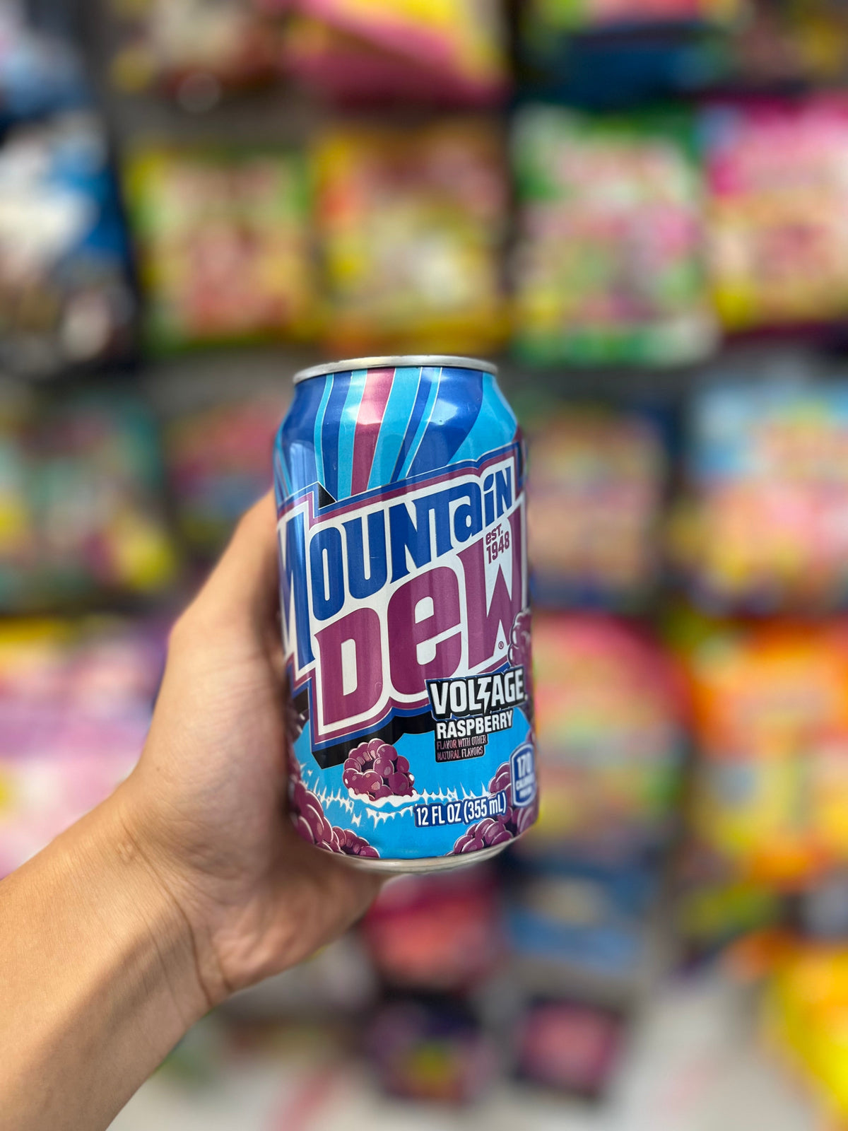 Mountain Dew Voltage Raspberry – Trending 355mL Beverage International Shipping
