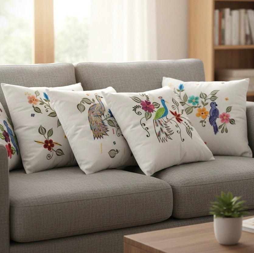 Embroidered Pillows Cushion Cover(#10)