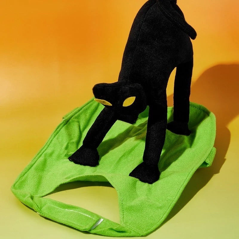 A Scaredy Cat Dog Halloween Costume