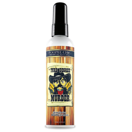 55 ml (1.9 oz), Sandalwood & Cedar Scent Poop Spray | Turd Degree Murder | Poopee Chic