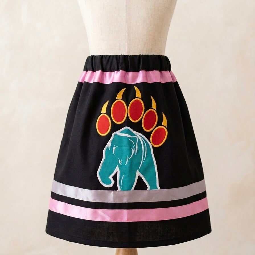 Bear Paw Ground Ribbon Skirt
