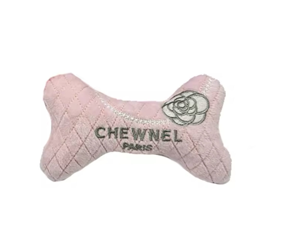 Chewnel Bone Plush Toy – Luxury Plush Dog Toy
