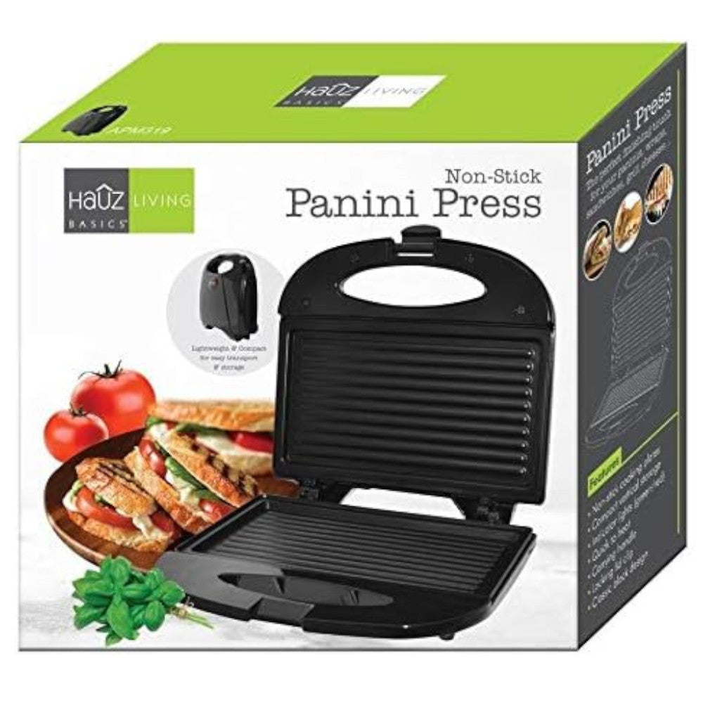 HAUZ APM319 Non-Stick, Lightweight and Compact Panini Press