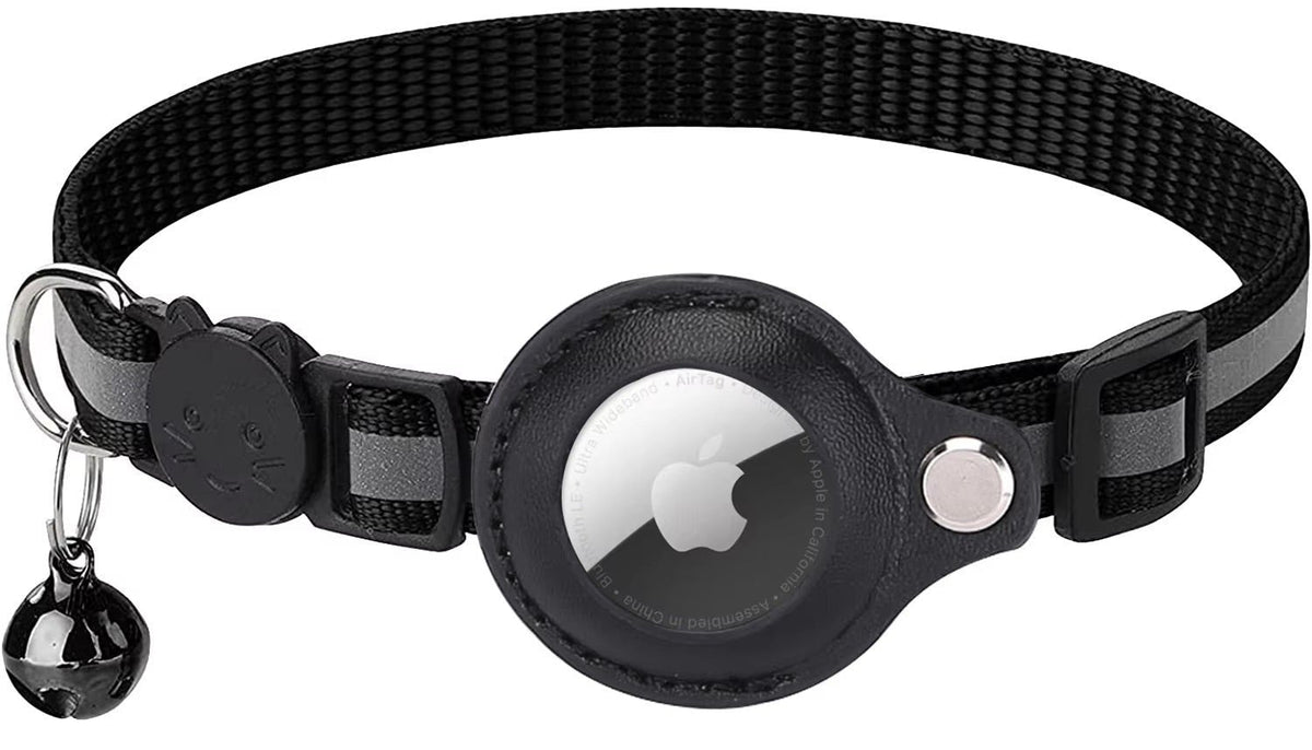 Pet AirTag Holder Collar – Anti-Loss for Cats & Dogs