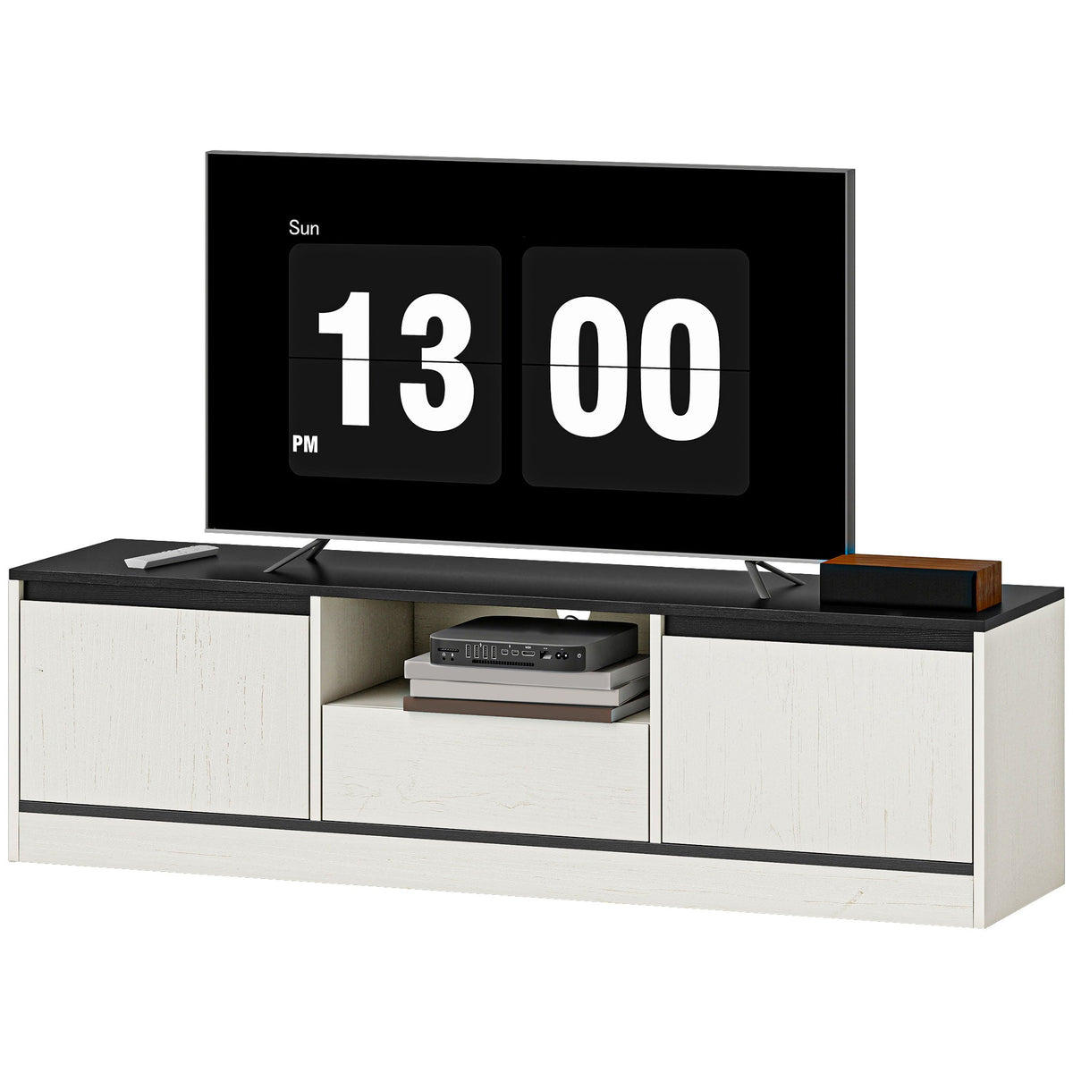 Palmer TV Stand for 55-65 Inch TVs-White