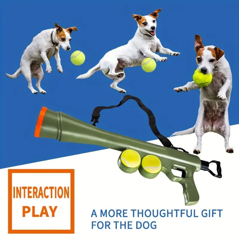 Interactive Dog Toy – Ball Launcher with Tennis Ball