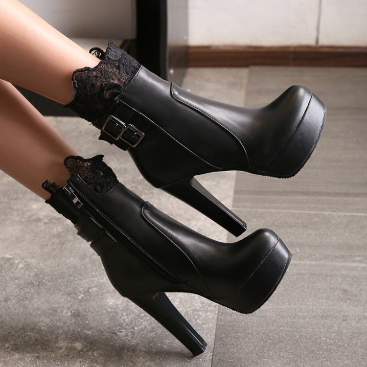 Waterproof Platform Boots