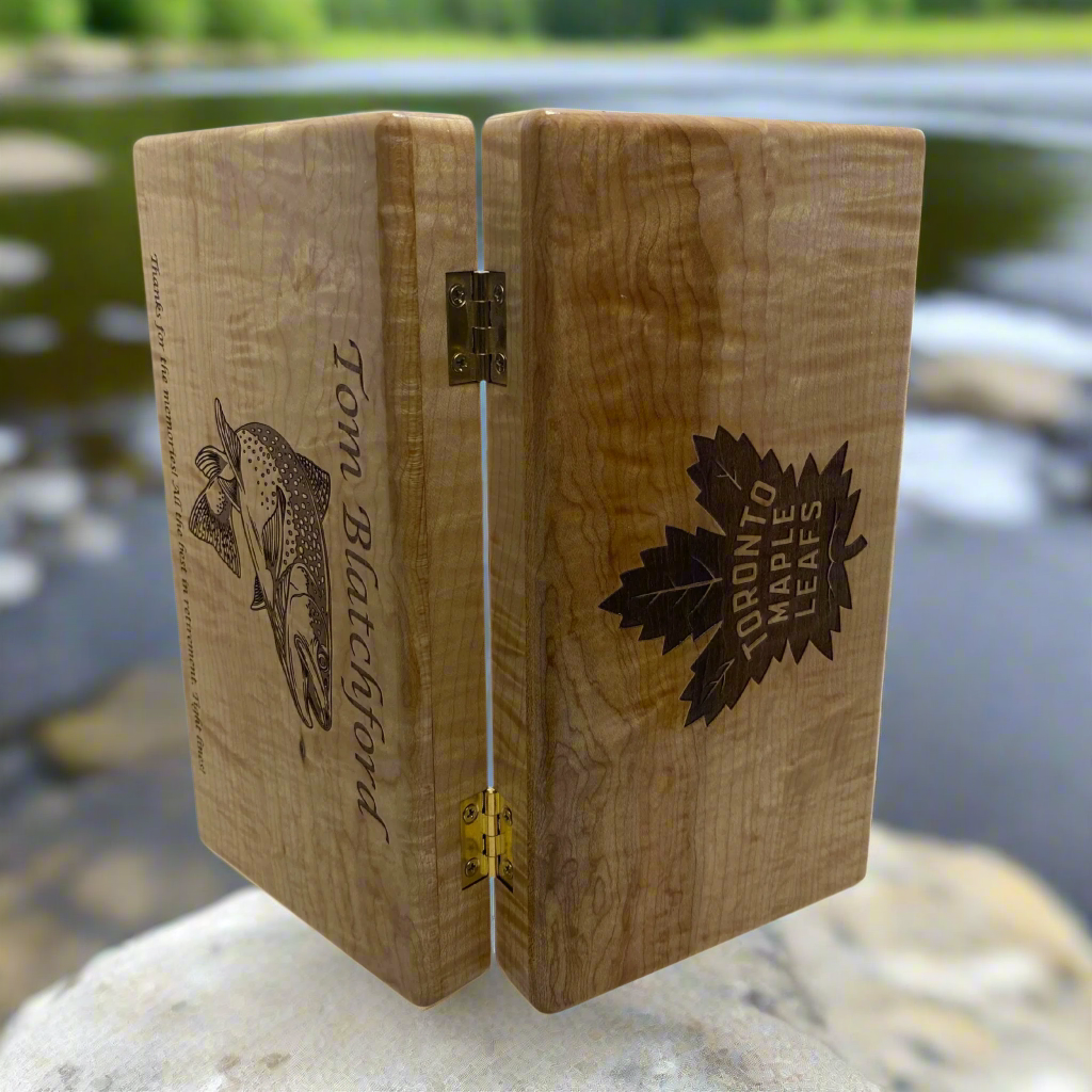 Local Hand Crafted Wooden Flyboxes & Fly Kits