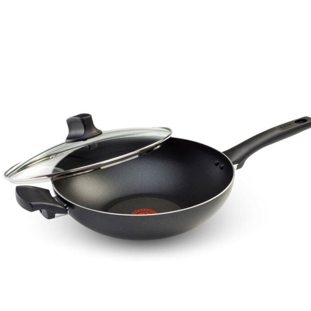 T-FAL C5269063 Intuition 30cm Wok With Lid