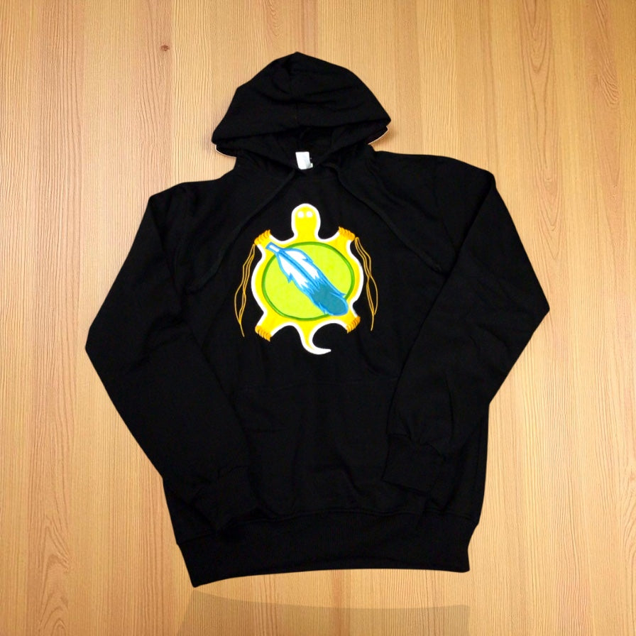 Embroidered Hoodies (Turtle feather)