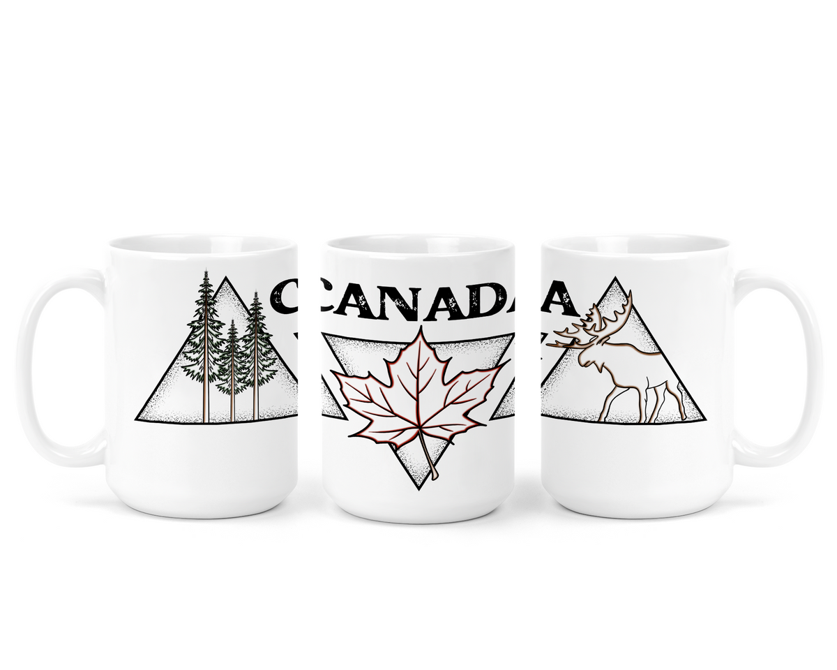 Canada Triangle Ceramic Mug | Canadian Mug