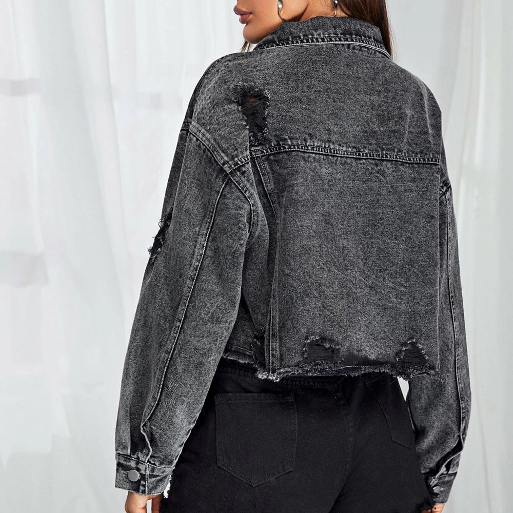 Loose Fit Denim Jacket