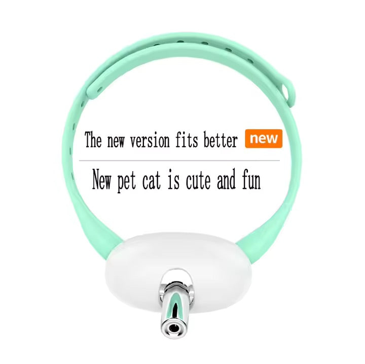 Smart Laser Cat Collar – Interactive Toy for Active Play