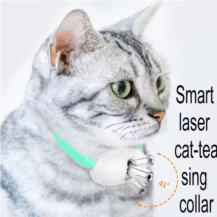 Smart Laser Cat Collar – Interactive Toy for Active Play