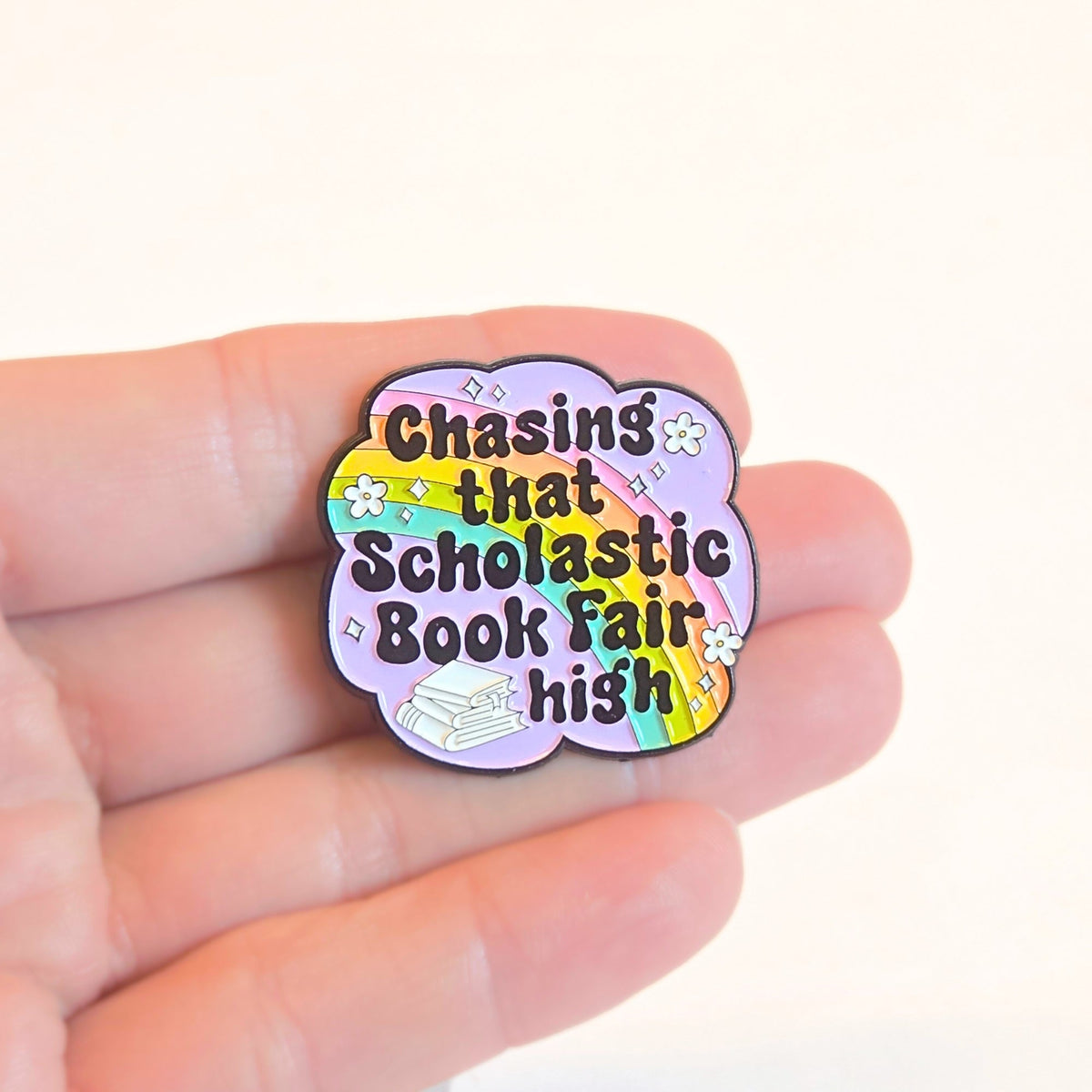 Chasing That Scholastic Book Fair High | Collectible Pin