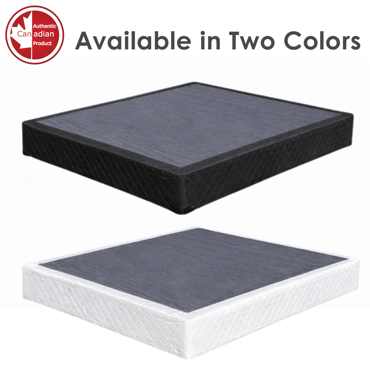 UltraFlex® REVIVE- Hybrid 12” Mattress and BoxSpring Set Breathable Pillowtop, Spinal Support HDcoils, Luxury Comfort Hypoallergic Foam Encasement, Pressure Relieving Coils, Eco-Friendly Mattress (Made in Canada)