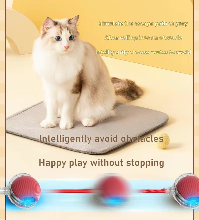 Vibrating Bouncing Ball – Interactive Toy for Cats & Dogs