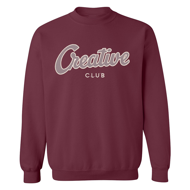 Crewneck "Creative Club" brodé