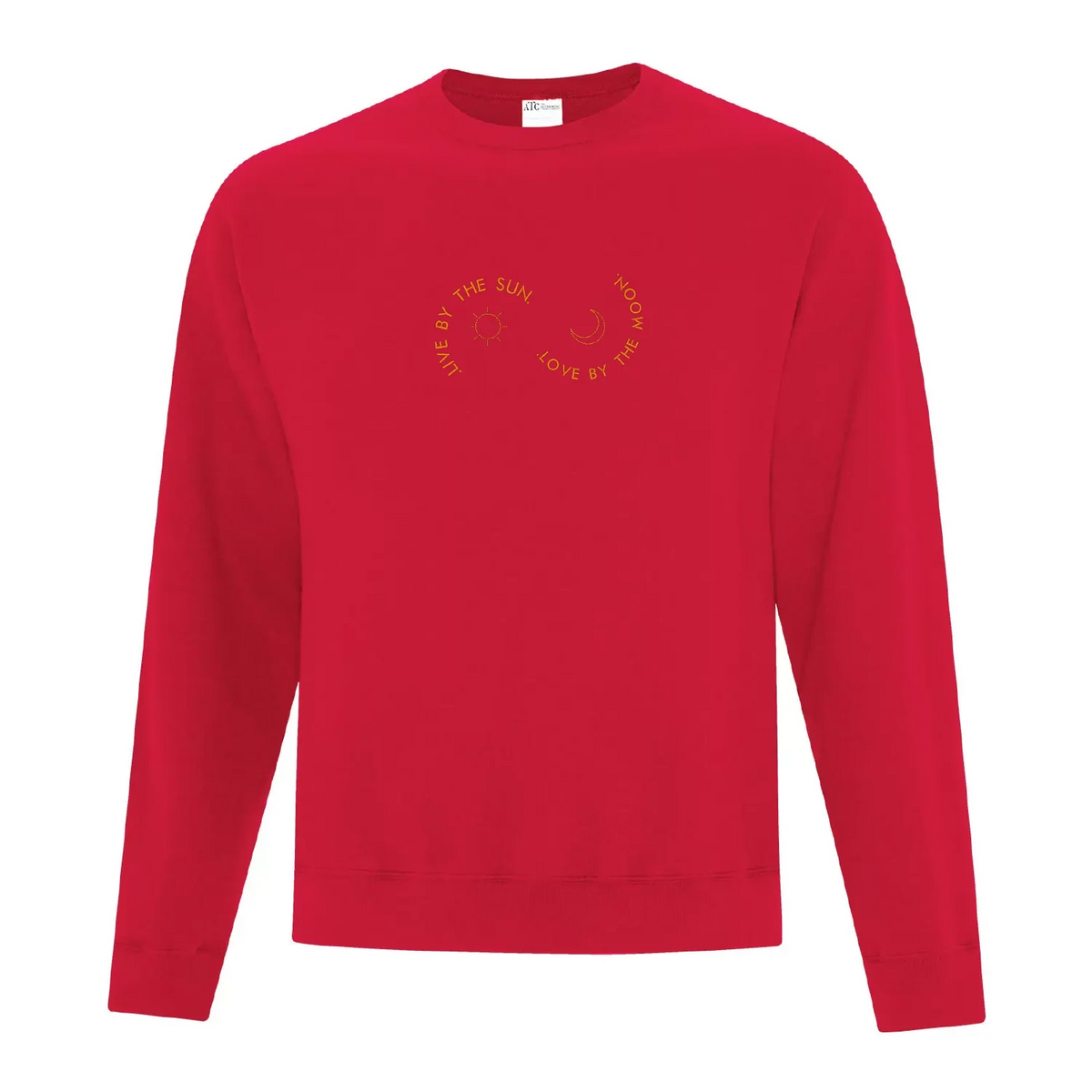Crewneck "Live By The Sun" brodé