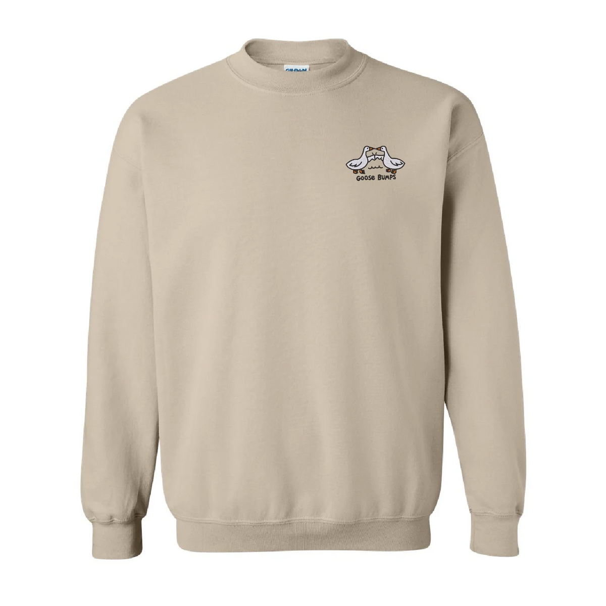 Crewneck "Goose Bumps" brodé