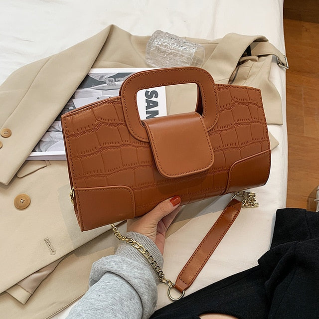 Alligator Pattern Handbag