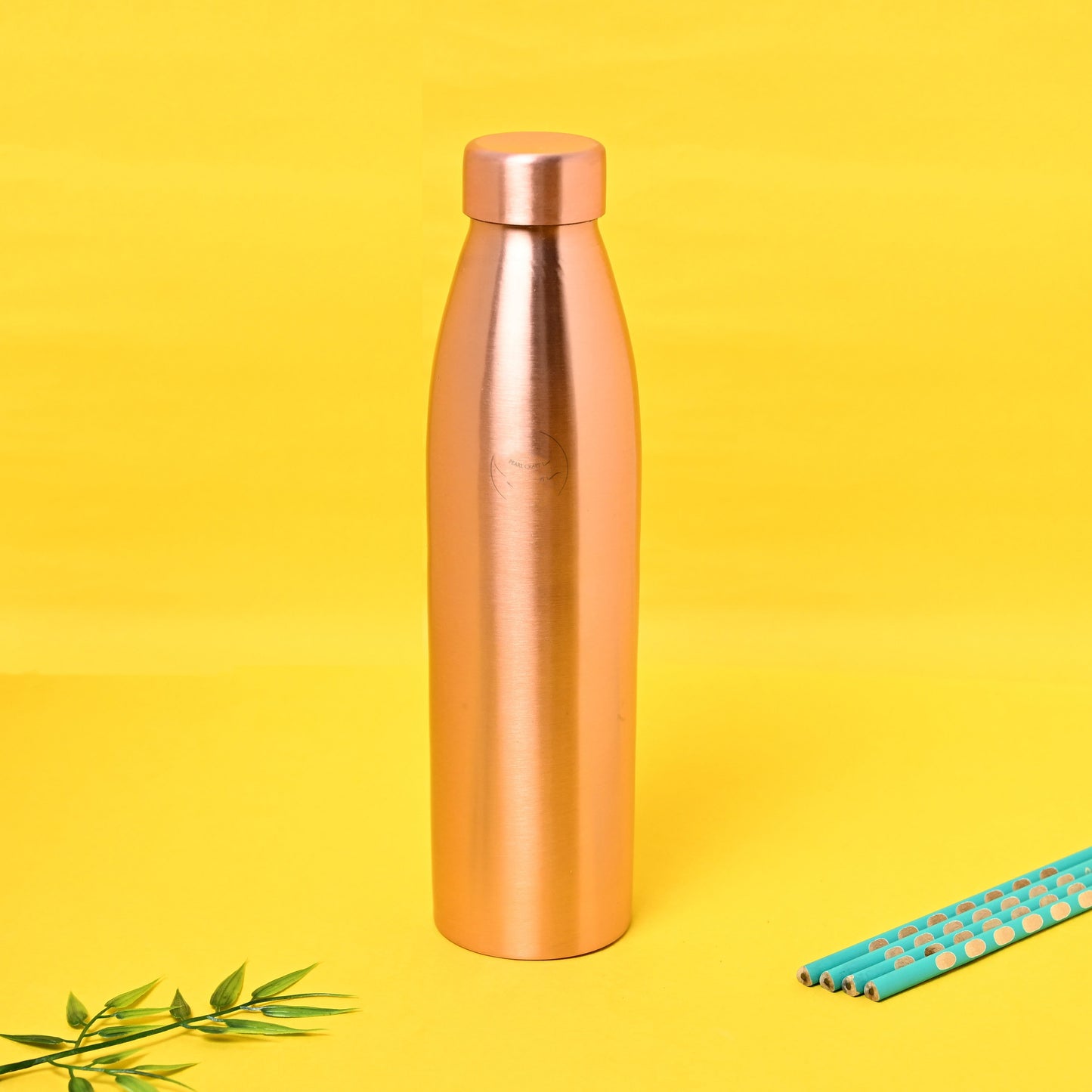 Sama Homes Pure Copper Water Bottle Plain Matt Finished Capacity 1000 ML