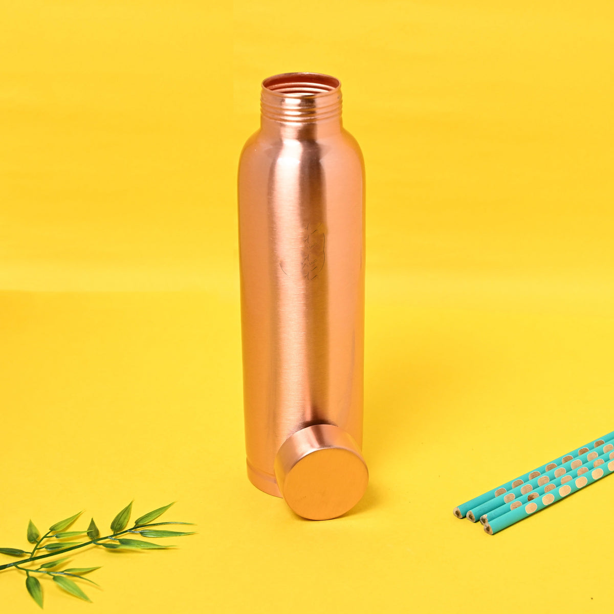 Sama Homes Pure Copper Water Bottle Summer Bottle Good For Health Capacity 1000 ML
