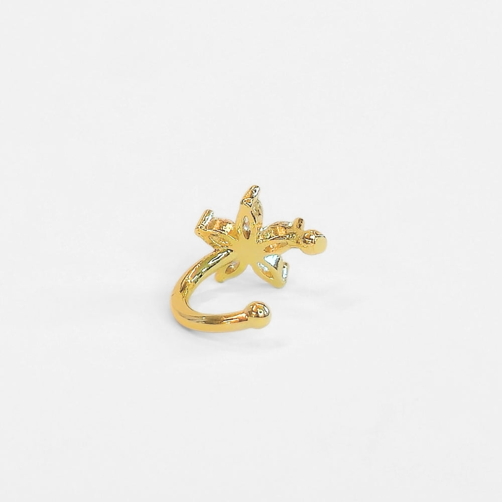 Star Flower Ear Cuff
