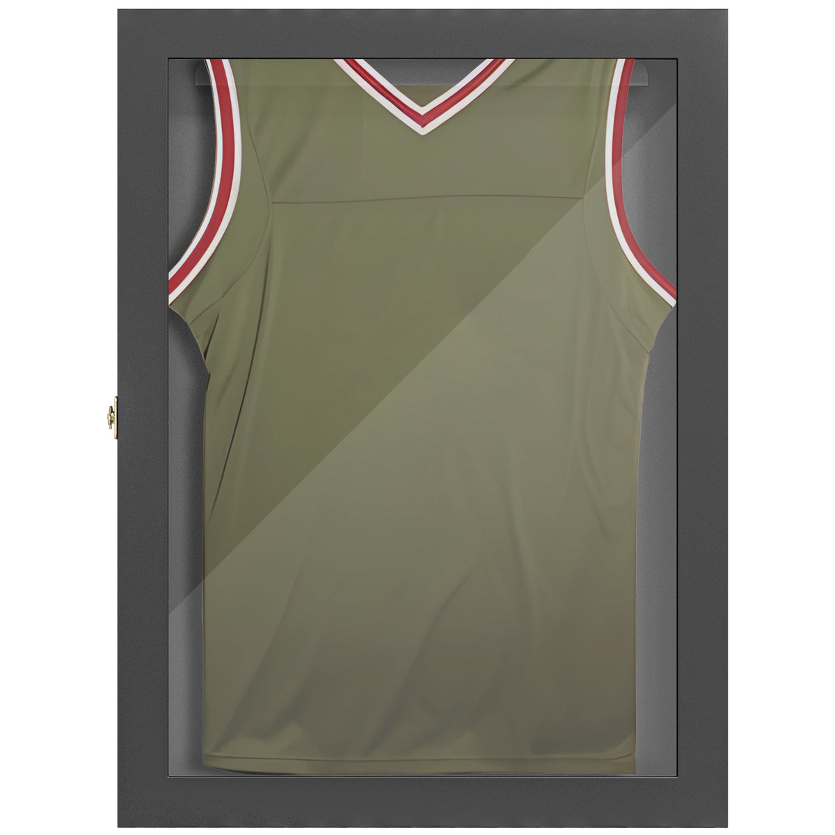 24" x 32" Hockey Jersey Frame, Jersey Shadow Box for Basketball Football Baseball, Black