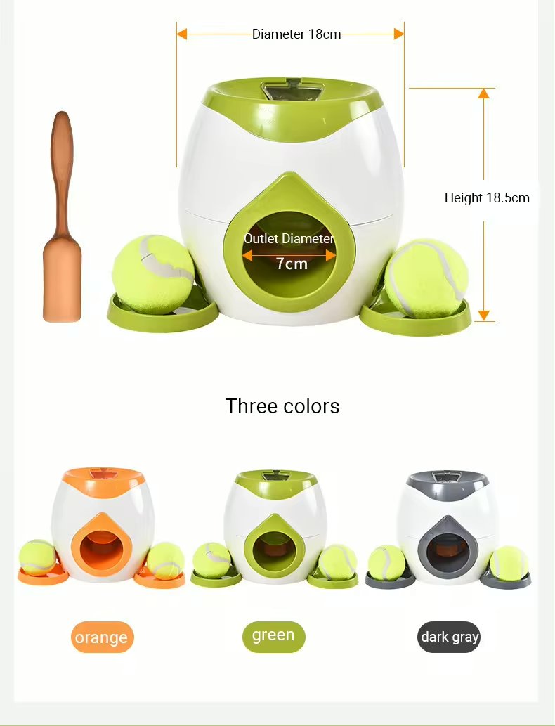 Interactive Dog Treat Dispenser – Smart Feeder with Ball