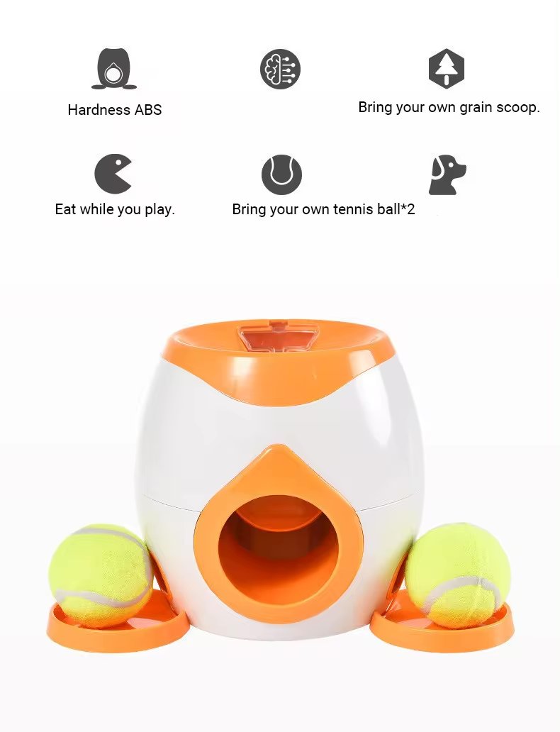 Interactive Dog Treat Dispenser – Smart Feeder with Ball