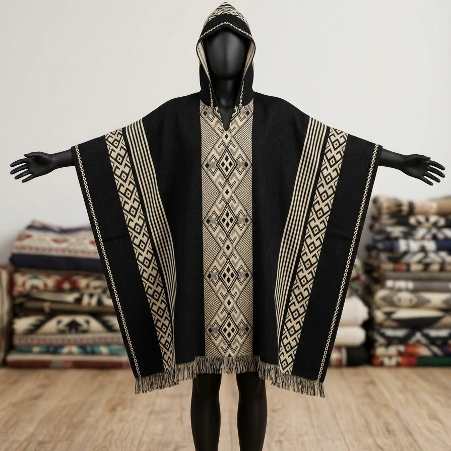 Symmetry HandMade Wool Poncho