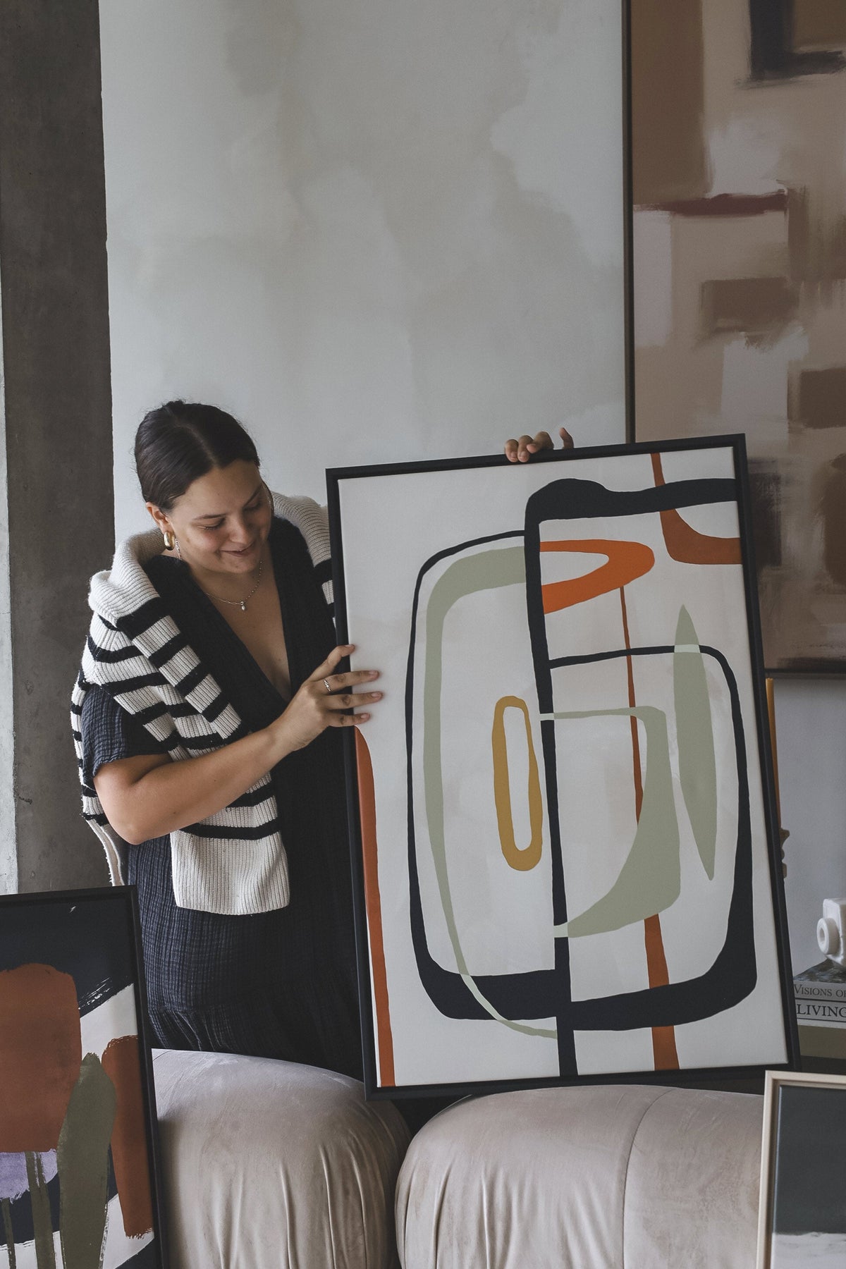 ÉMOTION, Oeuvre sur toile étirée