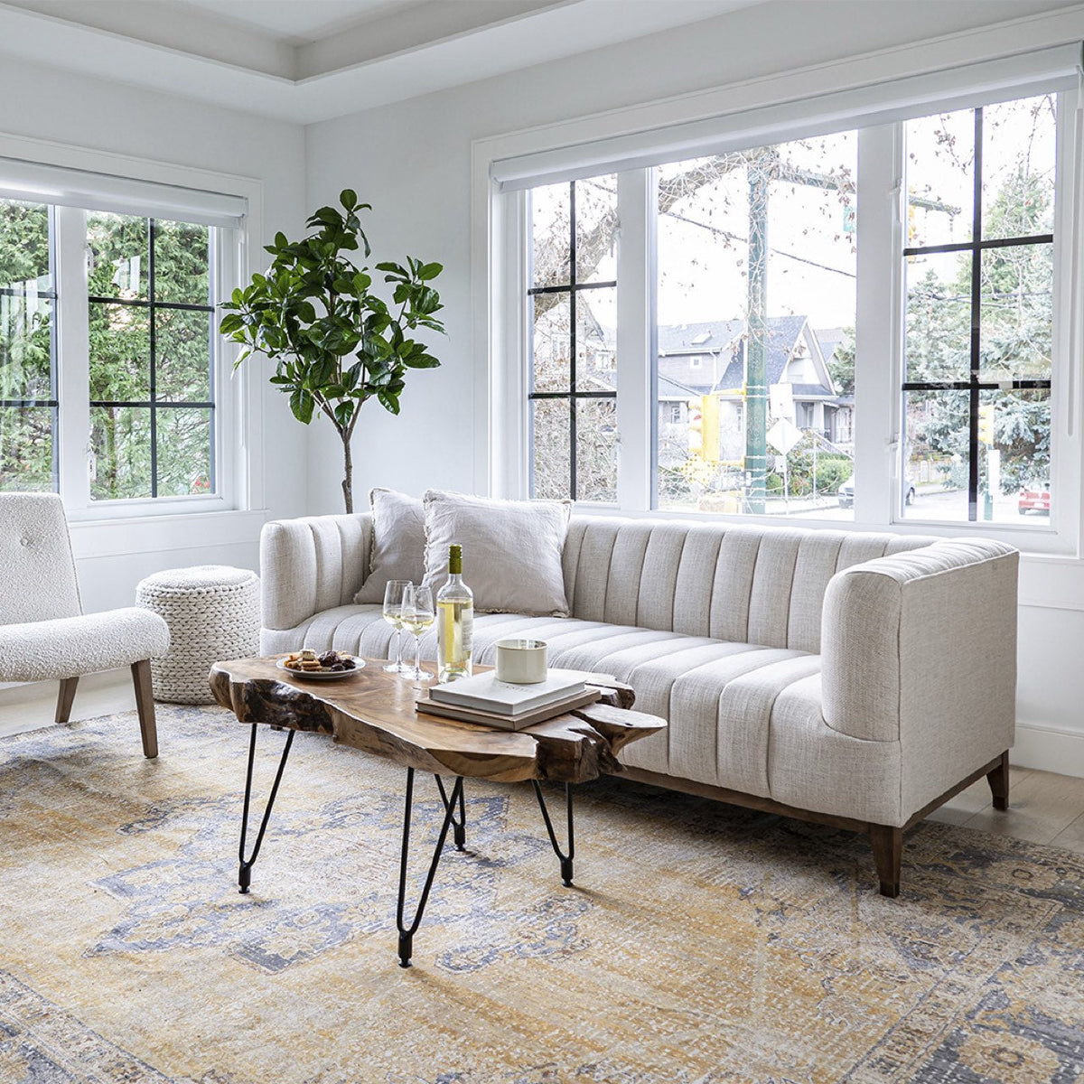 Elliot Condo Sofa - Cream