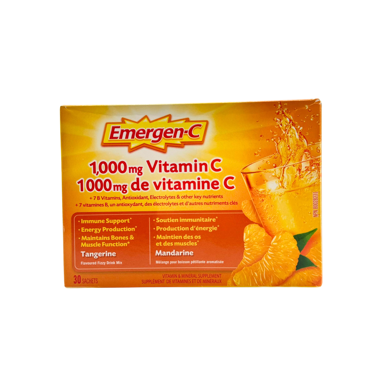 Emergen-C Vitamins C Powder Supplement 30 Count