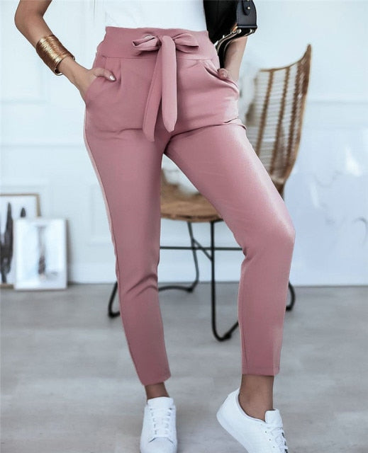 Tied Office Lady Pants