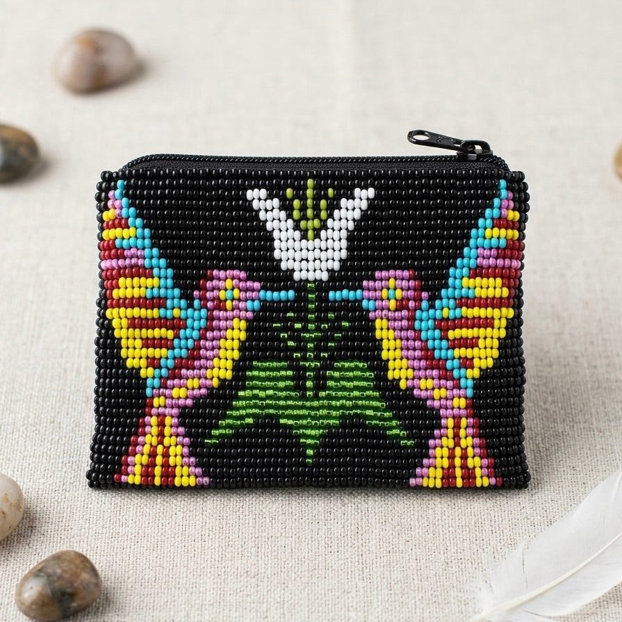 HummingBird Beaded coin purses