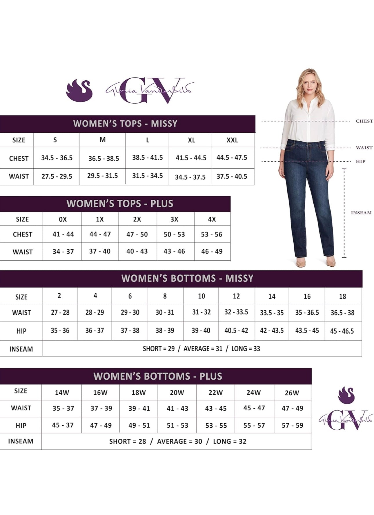 Gloria Vanderbilt Classic Rise Amanda Corduroy Pants