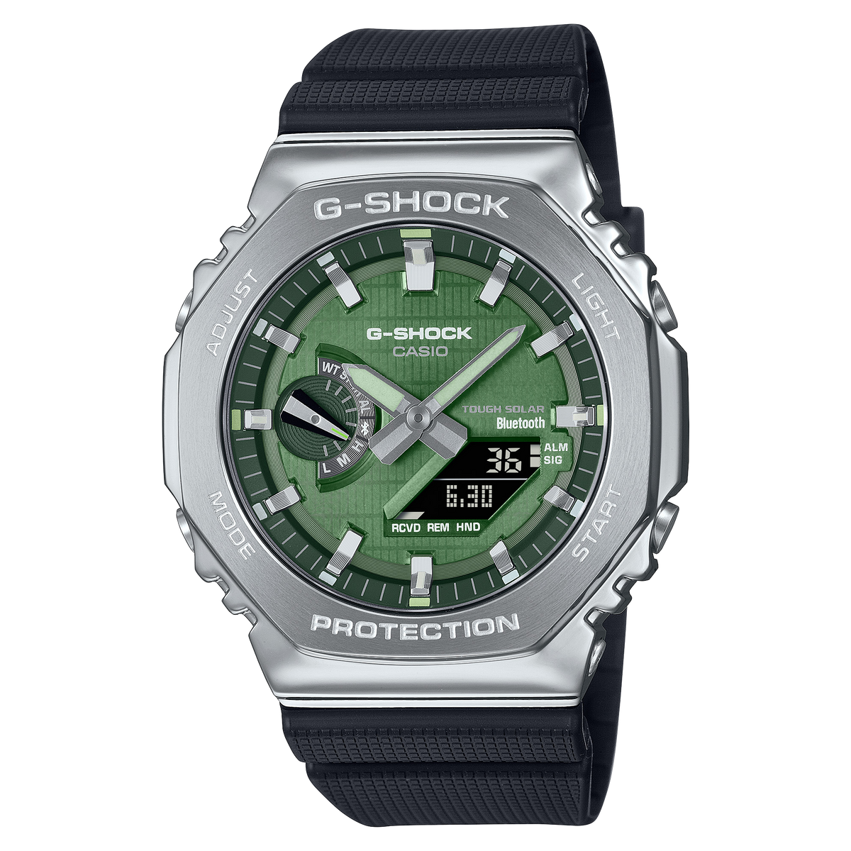 CASIO G-Shock Analog Digital Steel Green Dial | GBM2100A-1A3