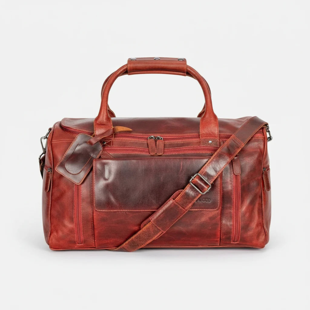 Greenwood Leather Regina Large Travel Duffle Bag