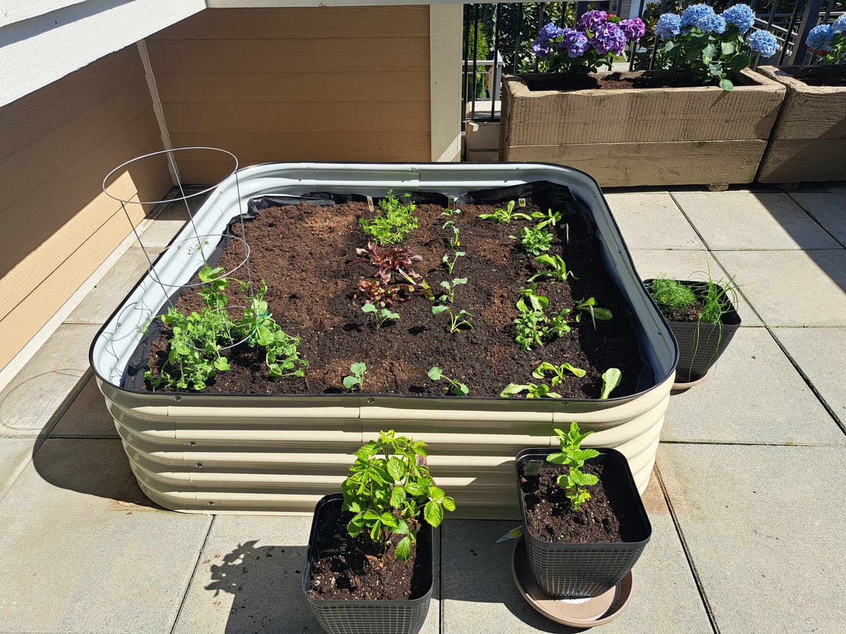 17" Tall Garden Bed Kit 9 in 1