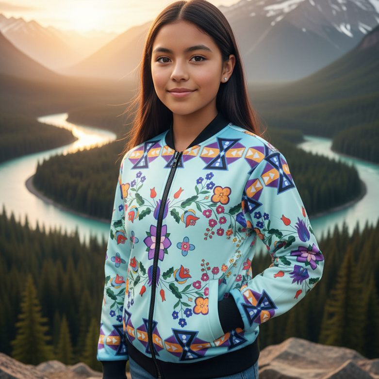 Ocean Bloom Kids Bomber