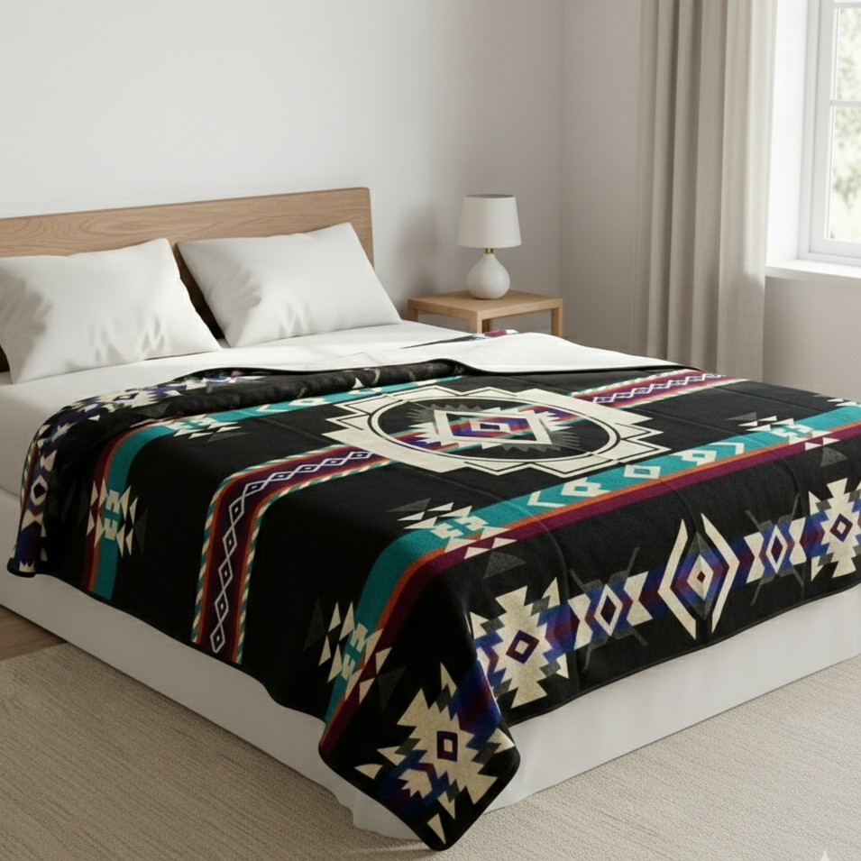 Four Winds Alpaca Blanket