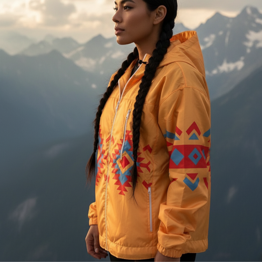 Sunrise Peaks Windbreaker(Yellow)