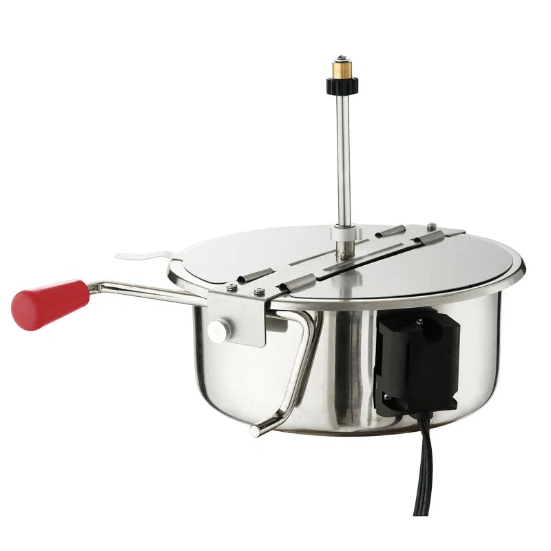 8oz Black Canadian Commercial Popcorn Machine with Stand 8oz