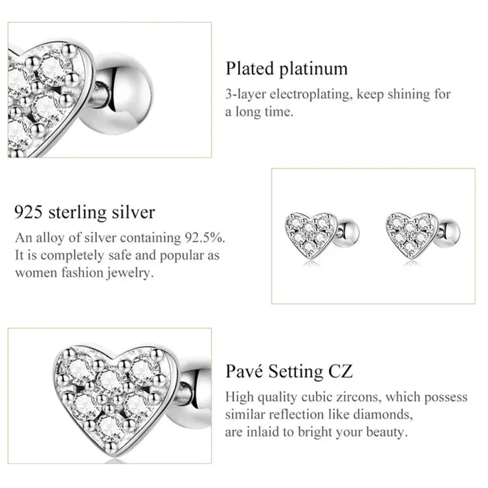 925 Sterling Silver Star And Butterfly Stud Earrings - Delicate And Fine Jewelry